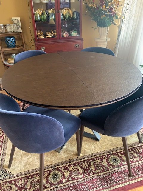 Circle Table Pad Brown